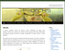 Tablet Screenshot of orquidariosorchis.com.br
